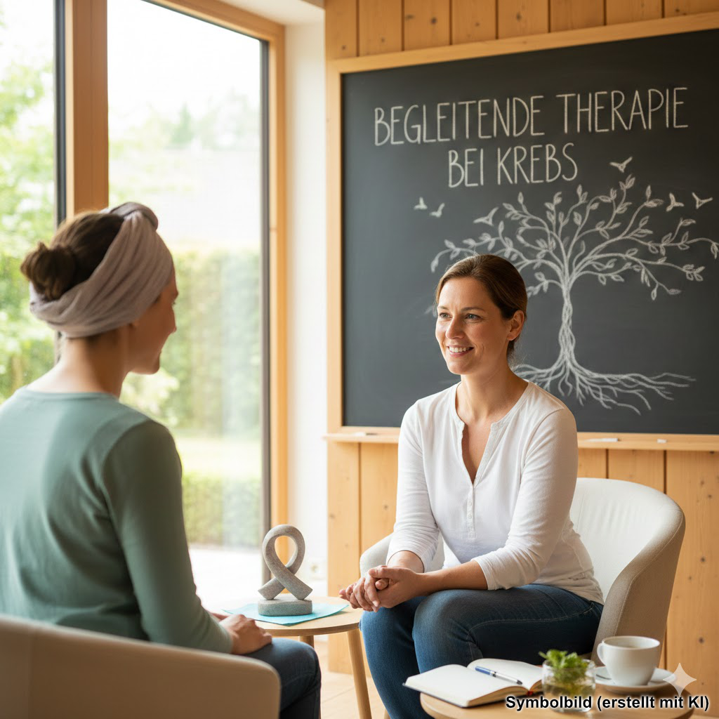 Symbolbild zum Thema Krebstheraphie (KI-generiert)